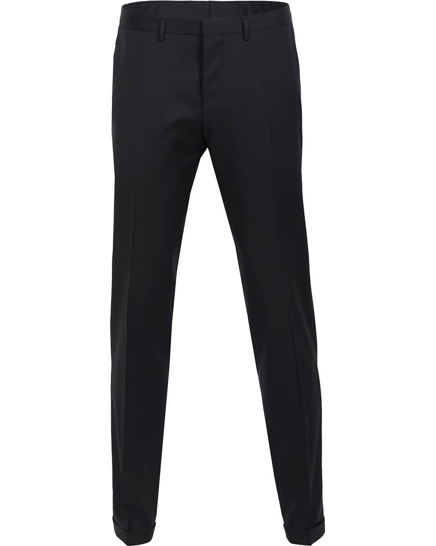 boss wave slim fit wool trousers black Hipster Klær bcixw